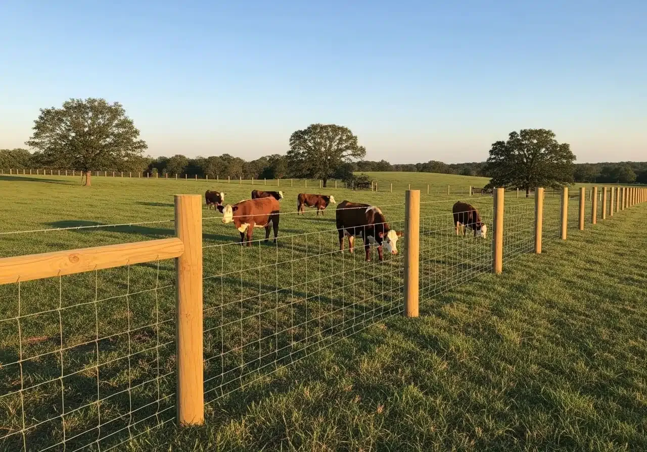 Cattle and livestock containment Agricultural Fence fence application