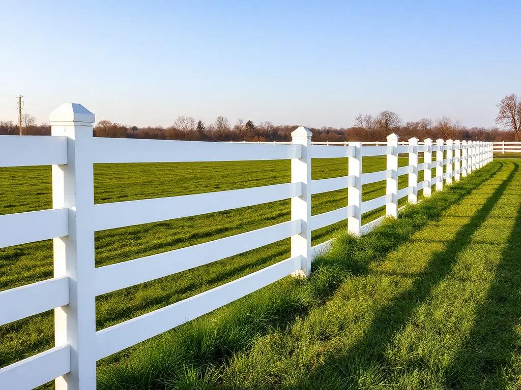 Post and Rail Agricultural Fence fence style