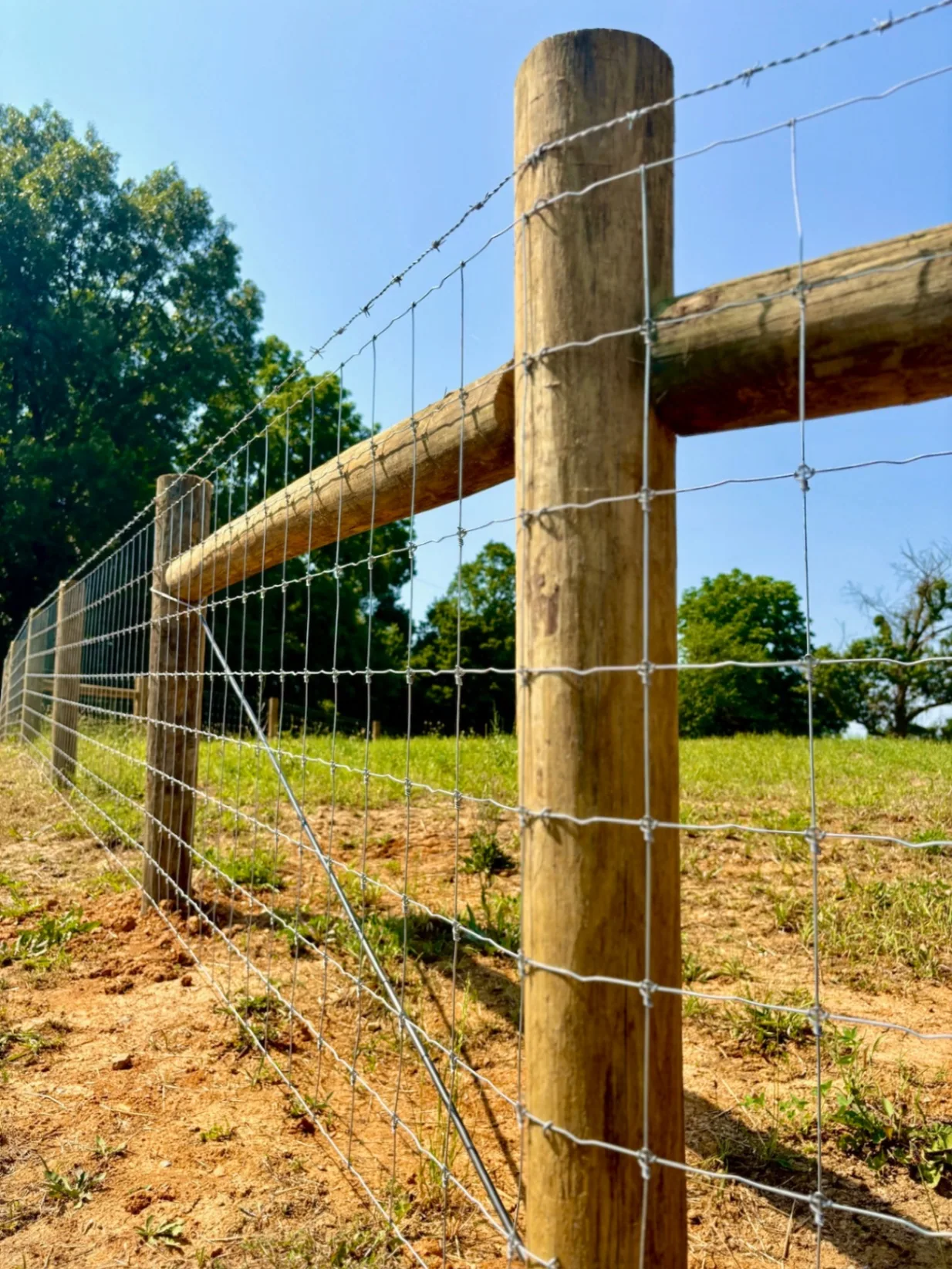 Woven Wire Agricultural Fence fence style