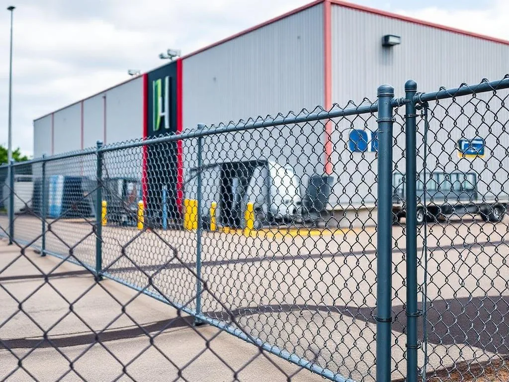 Commercial property perimeters Chain Link Fence fence application