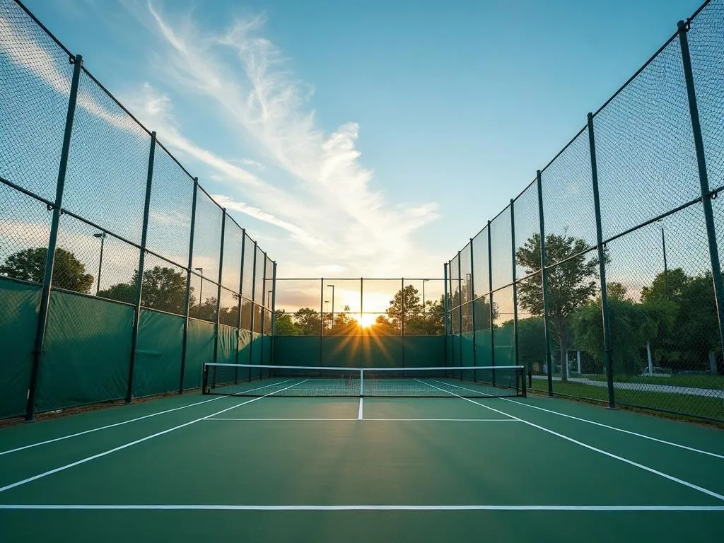 Sports courts and athletic fields Chain Link Fence fence application