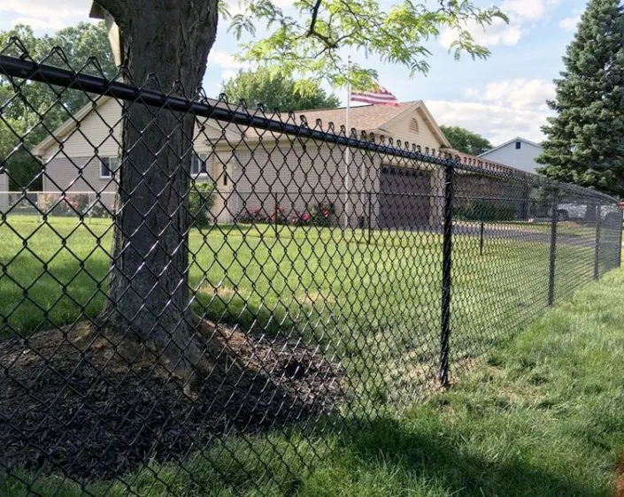 Black Chain Link Fencing - Michigan