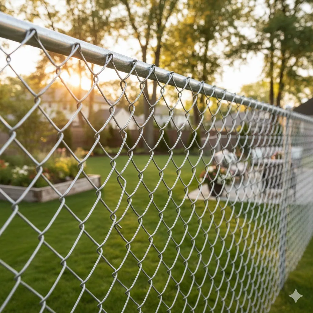 Galvanized Chain Link Chain Link Fence fence style