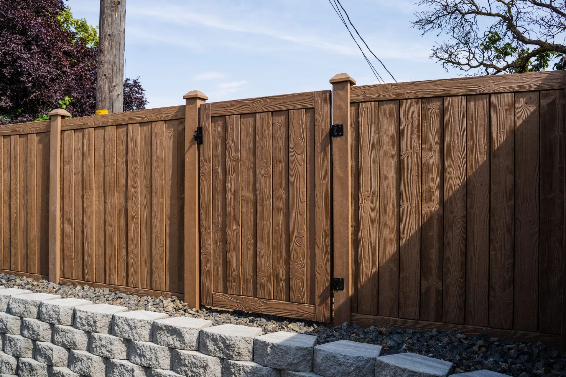 Noise reduction barriers Composite Fence fence application