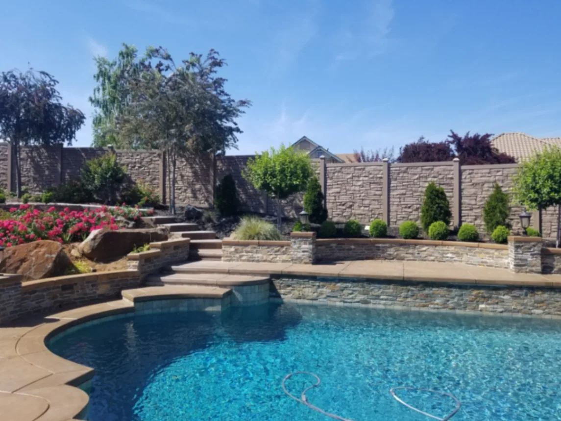 Pool enclosures Composite Fence fence application