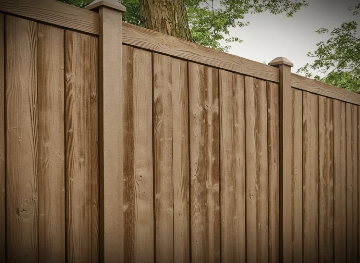 Composite wood texture privacy fence Composite Fence fence style