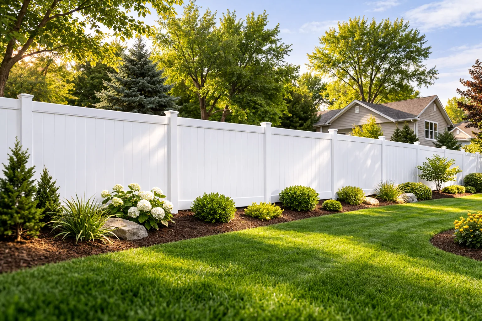 Vinyl Fence fence installation by Prime Fence in Michigan