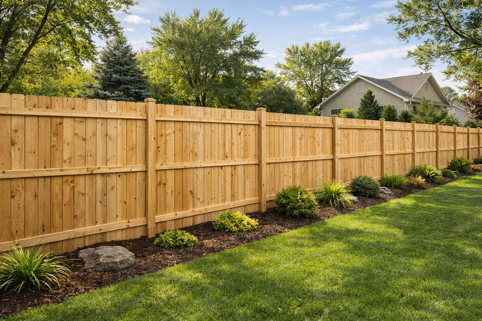 Wood Fence fence installation by Prime Fence in Michigan