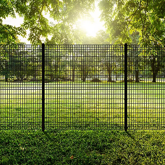 Garden Wire Panel Fence Installation - Michigan