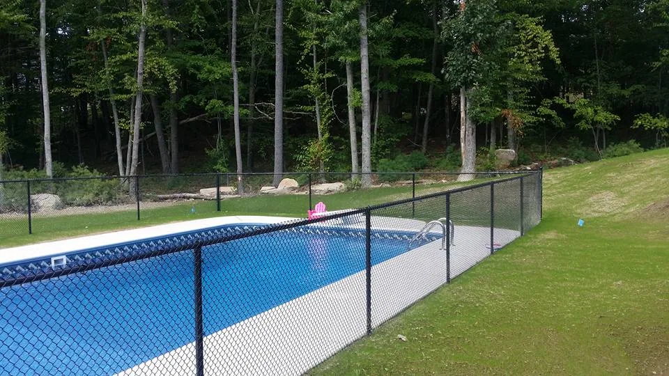 Chain Link Pool Fence Installation - Michigan