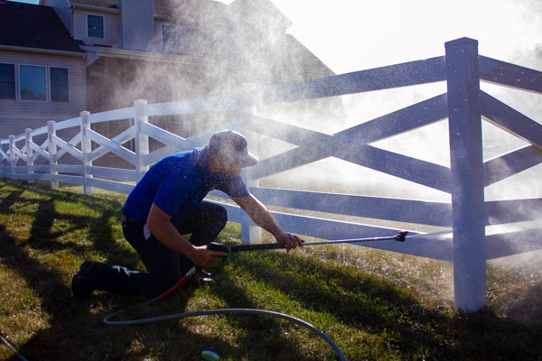 Pressure Washing & Staining service by Prime Fence in Michigan