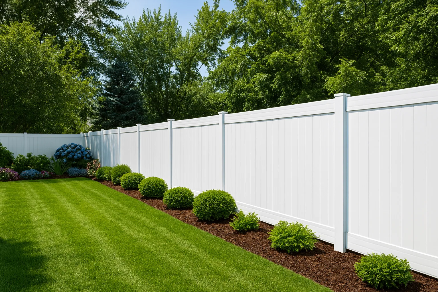 Vinyl Privacy Fence - Trenton, Michigan