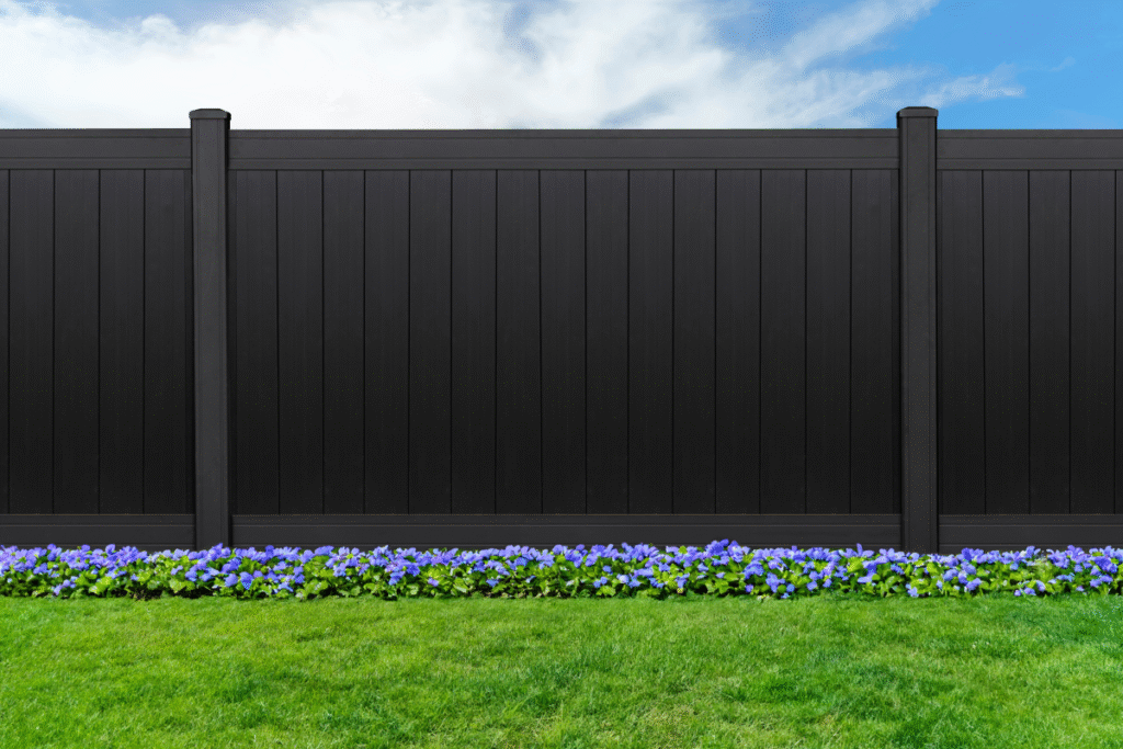 black vinyl privacy fence installation monroe michigan black vinyl privacy fence installation monroe michigan