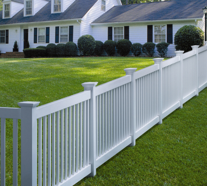 flat top vinyl picket fence installation taylor michigan flat top vinyl picket fence installation taylor michigan