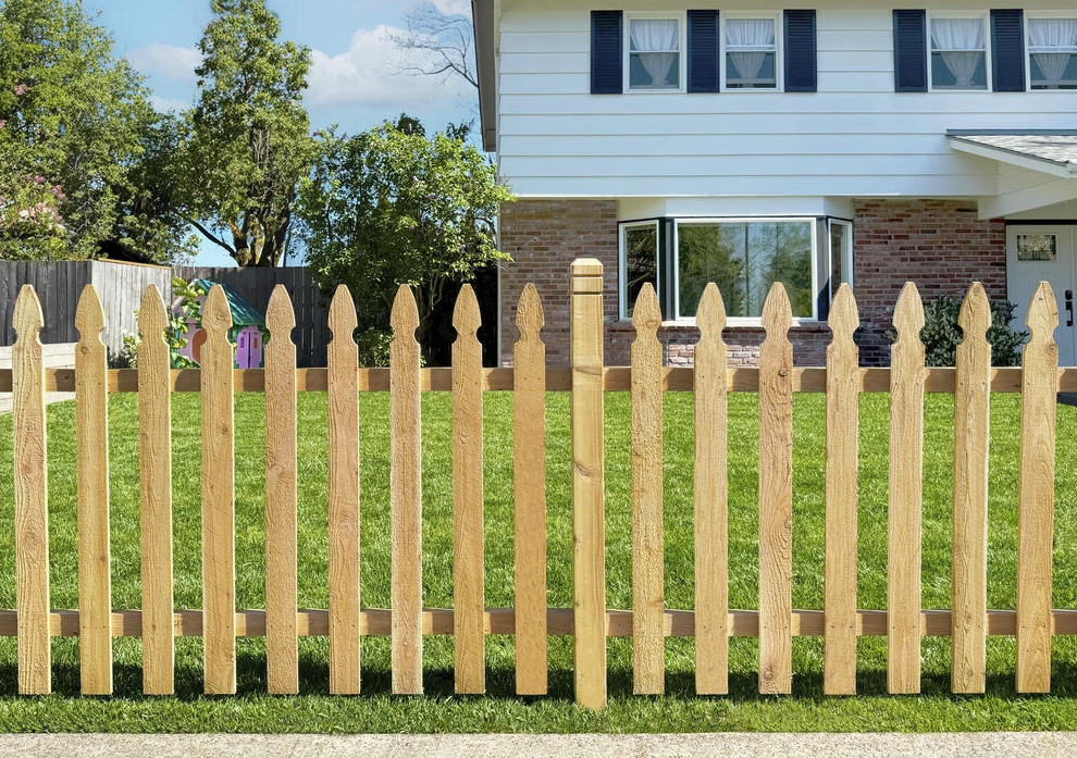 wood picket fence taylor mi